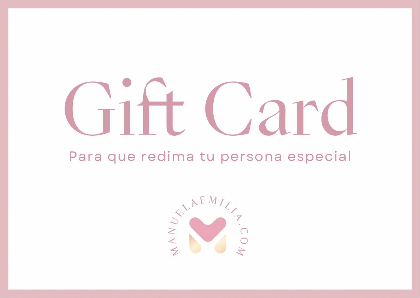 Gift Card Manuelaemilia
