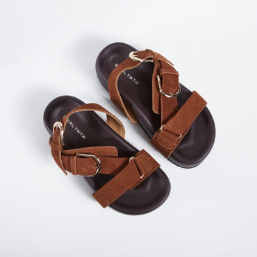 Sandalia Doble Hebilla Correa