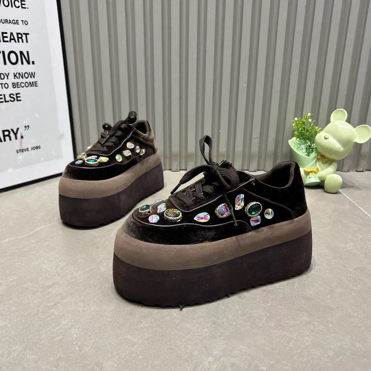 Tenis Nappa Cristal