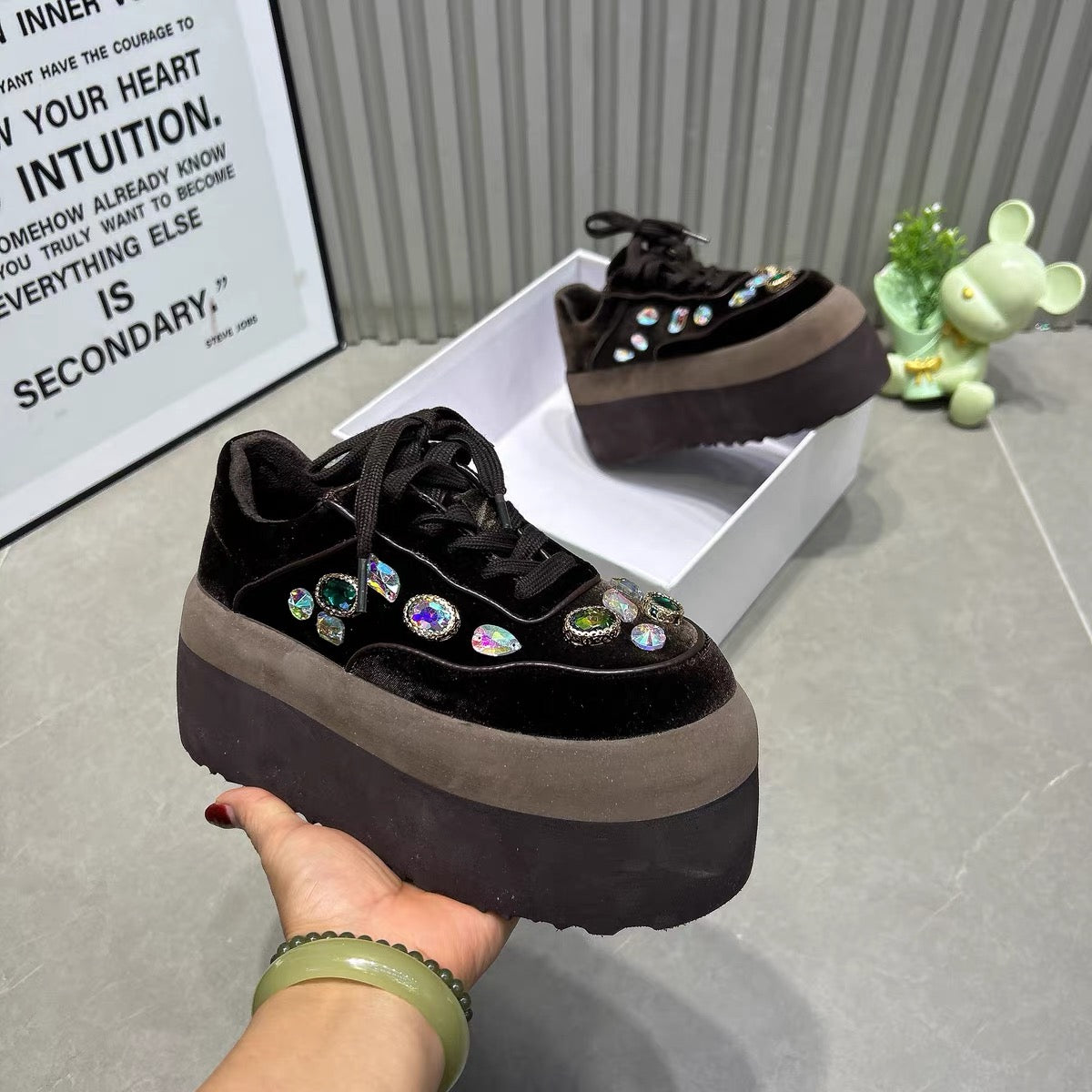 Tenis Nappa Cristal
