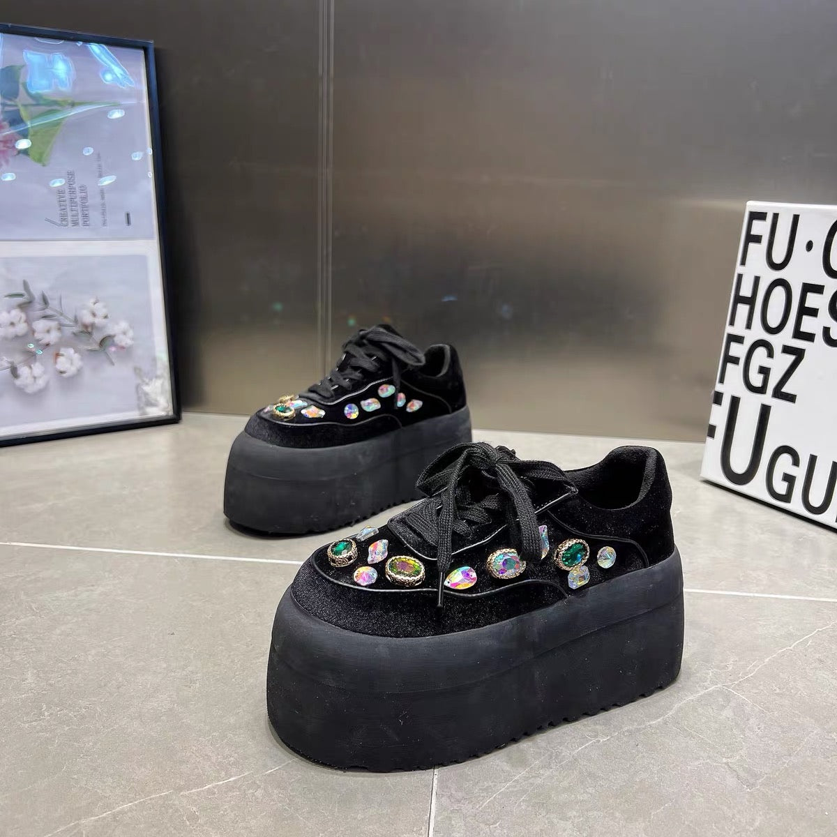 Tenis Nappa Cristal