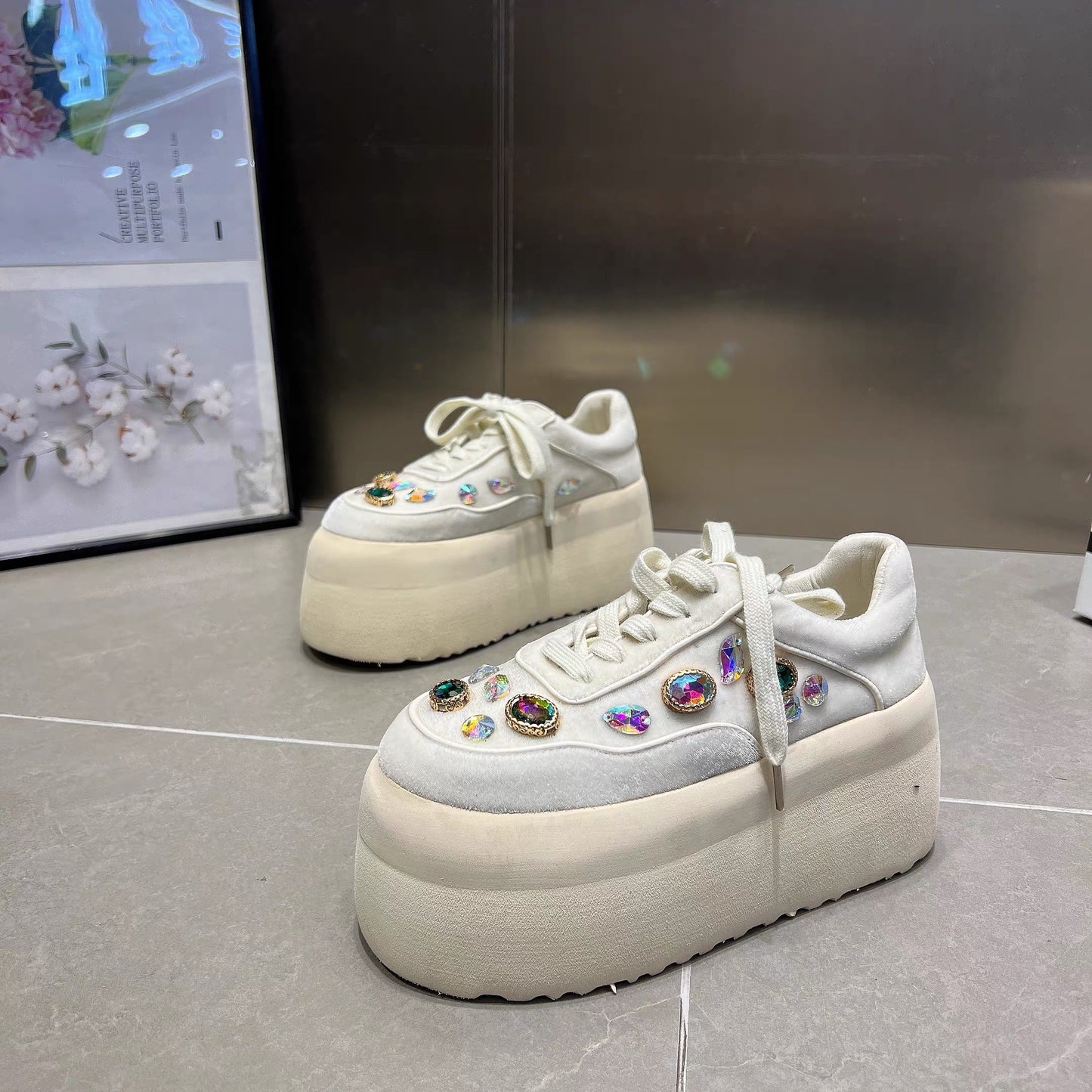 Tenis Nappa Cristal