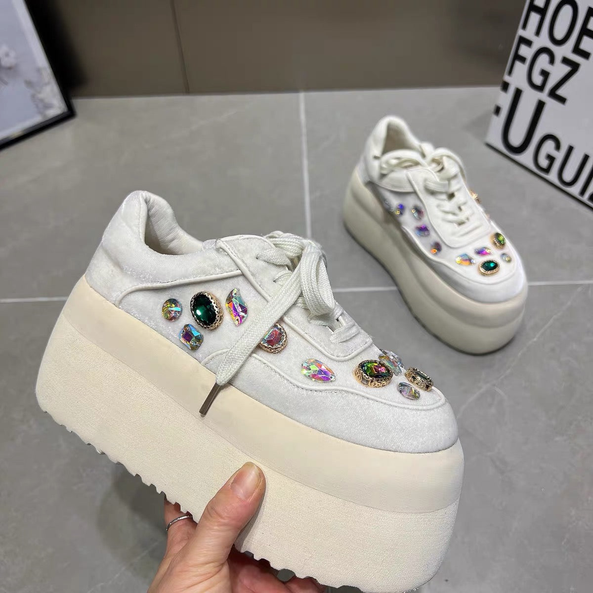 Tenis Nappa Cristal