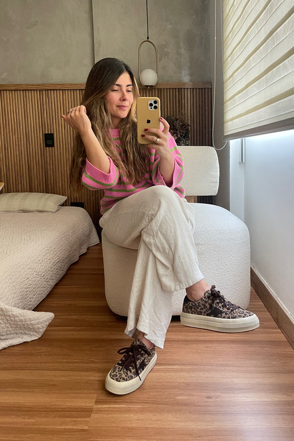 Tenis Velvet Print Star